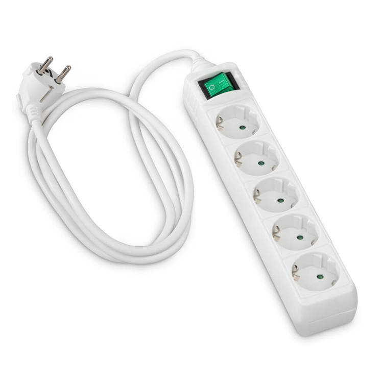 Hama Power Strip 6-way Switch White 1.4m Hama Power Strip 6-way Switch White 1.4m