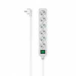Hama Power Strip 6-way Switch White 3.0m Hama Power Strip 6-way Switch White 3.0m