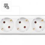 Hama Power Strip 6-way Switch White 3.0m Hama Power Strip 6-way Switch White 3.0m