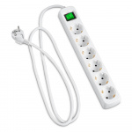 Hama Power Strip 6-way Switch White 3.0m Hama Power Strip 6-way Switch White 3.0m