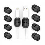 Desire2 Cable Nuggets Tidy x10 Black
