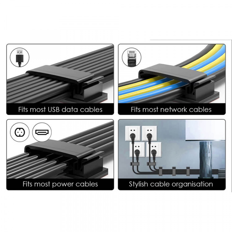 Desire2 Cable Holder Enfold x40 Black