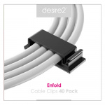 Desire2 Cable Holder Enfold x40 Black