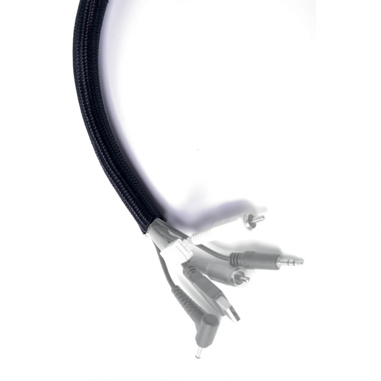 Desire2 Deskmate Cable Sheath 2m Velcro Closing Black