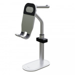 Desire2 Headphone Stand and Cell Phone Holder Silver
