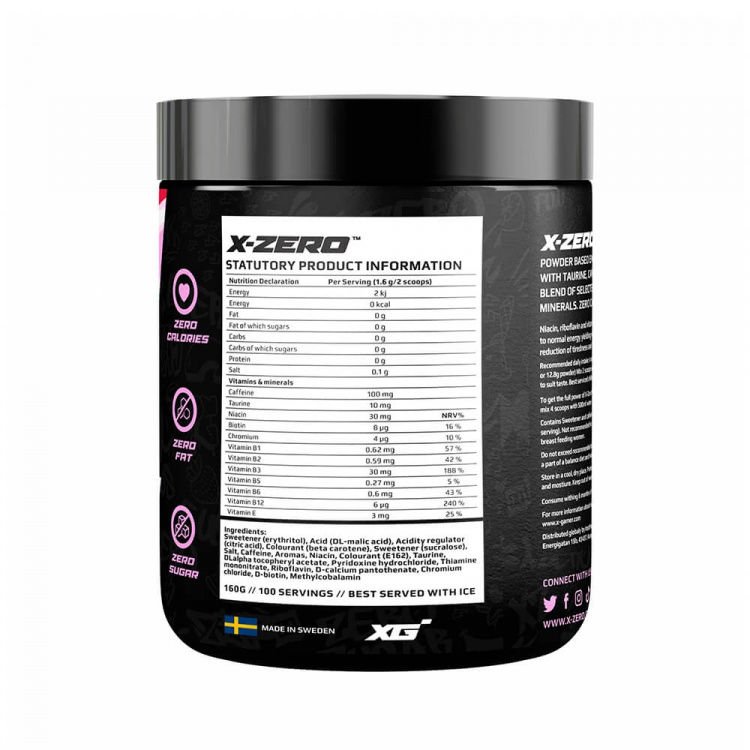 X-GAMER X-Zero 160 gram Candy Cane X-GAMER X-Zero 160 gram Candy Cane