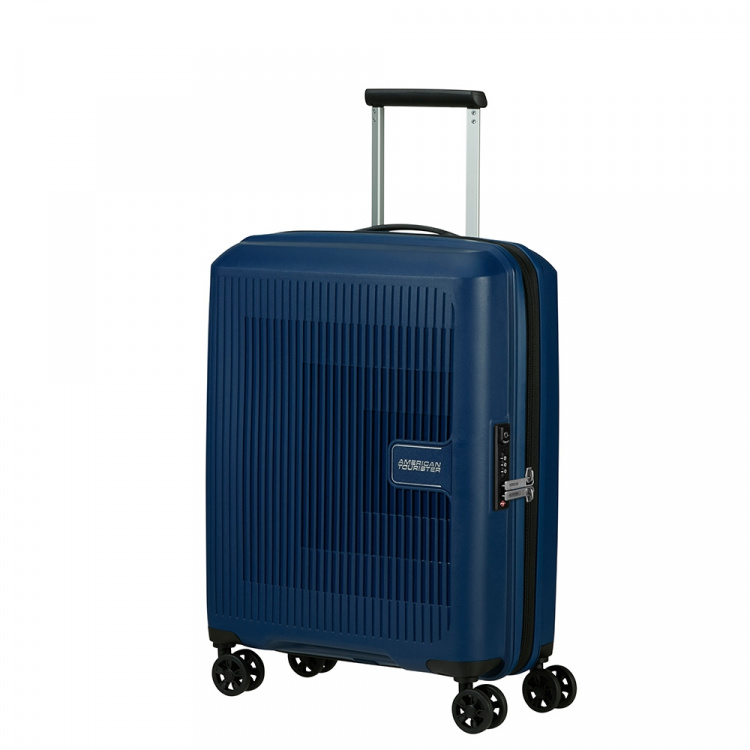 American Tourister Cabin Bag AeroStep Spinner 55 cm Navy Blue