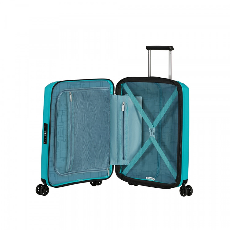 American Tourister Cabin Bag AeroStep Spinner 55 cm Turquoise Tonic
