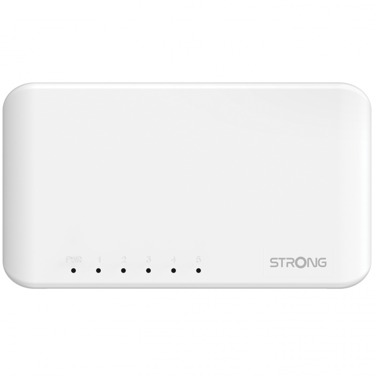 Strong 5-port Gigabitswitch Vit Strong 5-port Gigabitswitch Vit