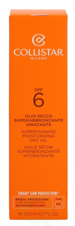 Collistar Supertanning Moisturizing Dry Oil SPF6 200 ml Speciale Abbronzatura Perfetta - Low Protection