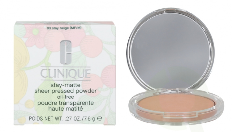 Clinique Stay-Matte Sheer Pressed Powder 7.6 gr #03 Stay Beige (MF/M)