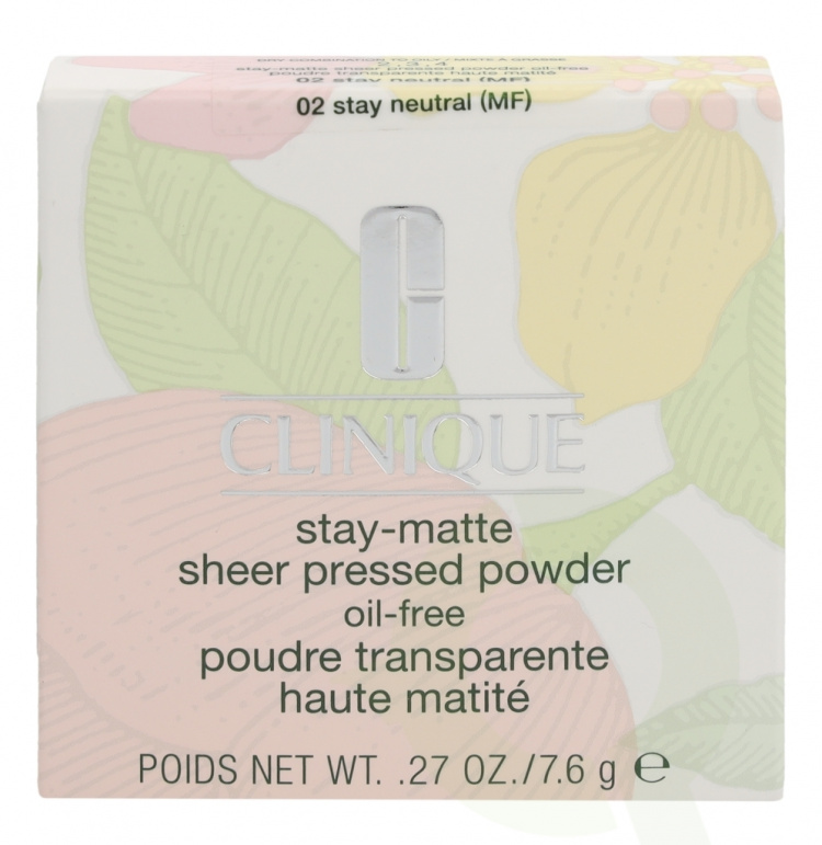 Clinique Stay-Matte Sheer Pressed Powder 7.6 gr #02 Stay Neutral/Oil-Free
