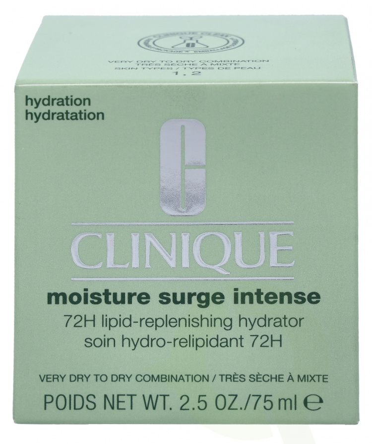 Clinique Moisture Surge Intense 72H Lipid-Replenishing Hydr. 75 ml Very Dry To Dry Combination