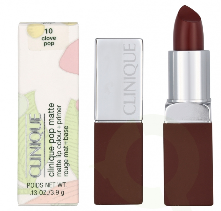 Clinique Pop Matte Lip Colour + Primer 3.9 gr #10 Clove Pop