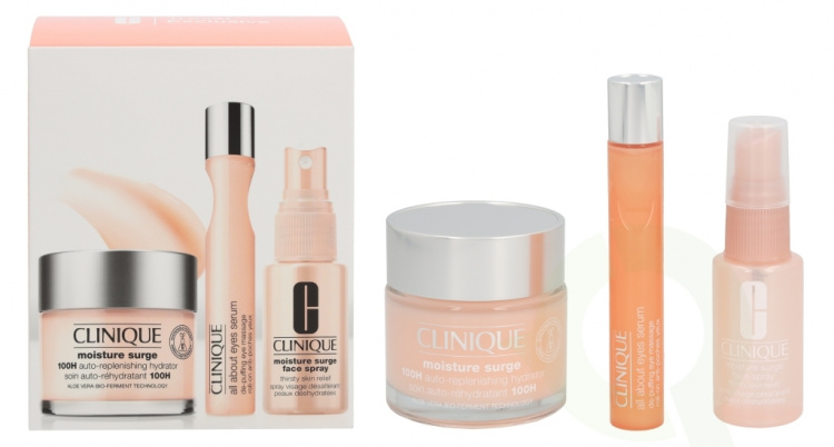 Clinique Moisture Surge Set 120 ml Hydrator 75ml/Eye Serum 15ml/Face Spray 30ml