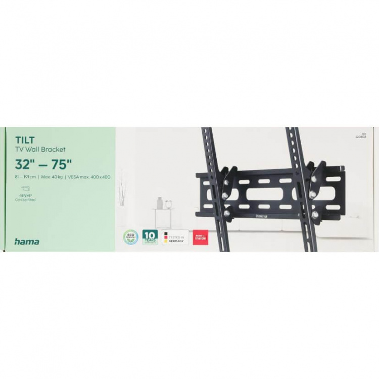 Hama TV Wall Bracket Tilt VESA up to 400x400 75 Hama TV Wall Bracket Tilt VESA up to 400x400 75