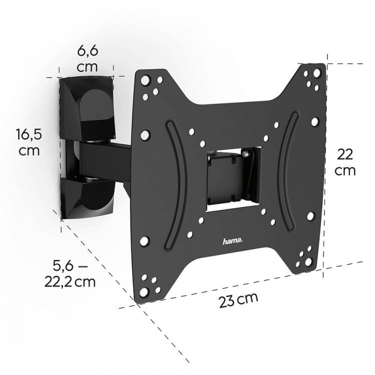 Hama TV Wall Bracket Full Motion VESA up to 200x200 48
