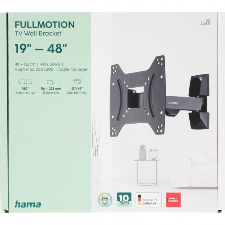 Hama TV Wall Bracket Full Motion VESA up to 200x200 48