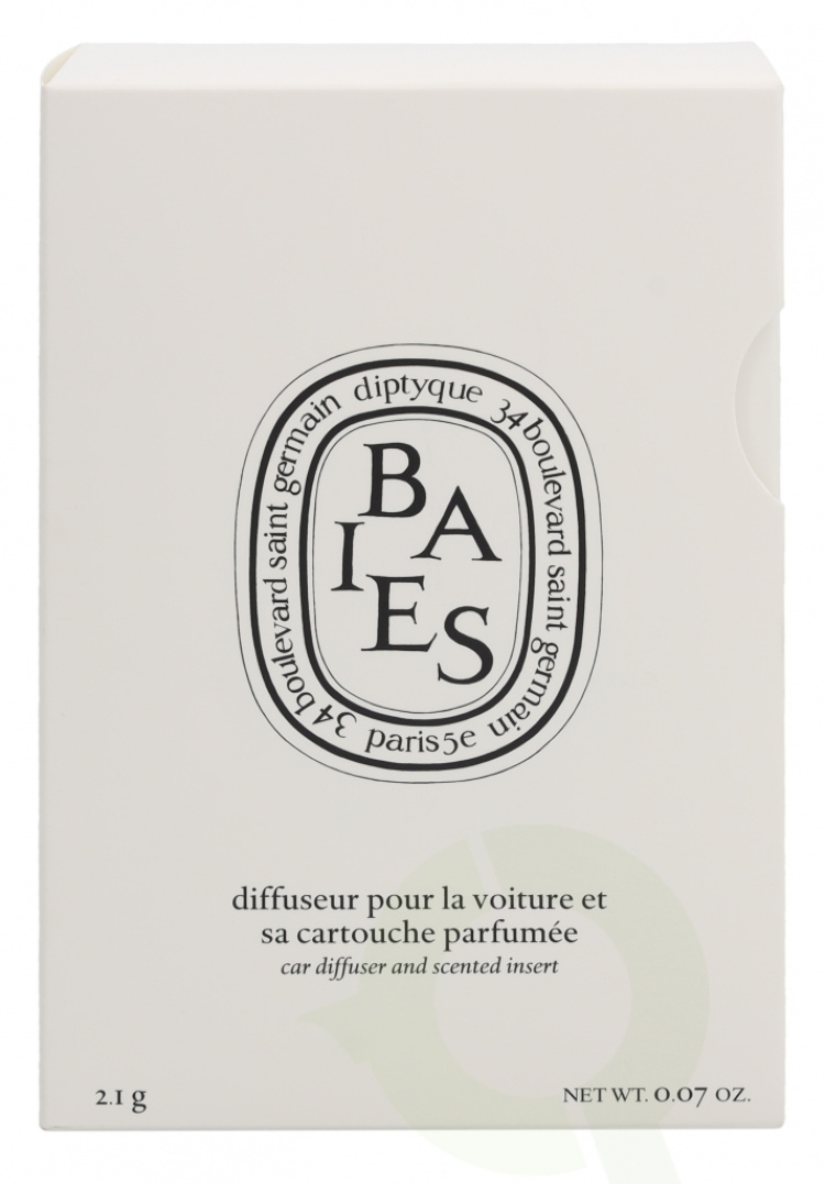 Diptyque Car Diffuser With Baies Insert 2.1 gr