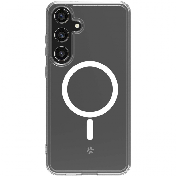 Celly Gelskinmag Magnetic TPU Cover Galaxy S24+ 5G Transparent Celly Gelskinmag Magnetic TPU Cover Galaxy S24+ 5G Transparent