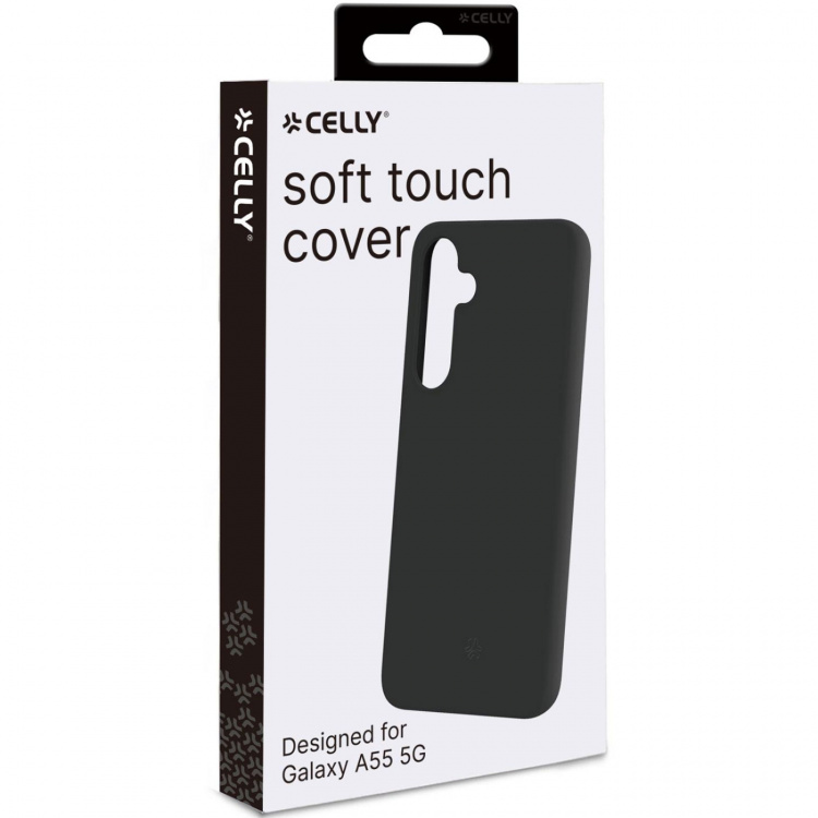 Celly Cromo Soft rubber case Galaxy A55 5G Svart Celly Cromo Soft rubber case Galaxy A55 5G Svart