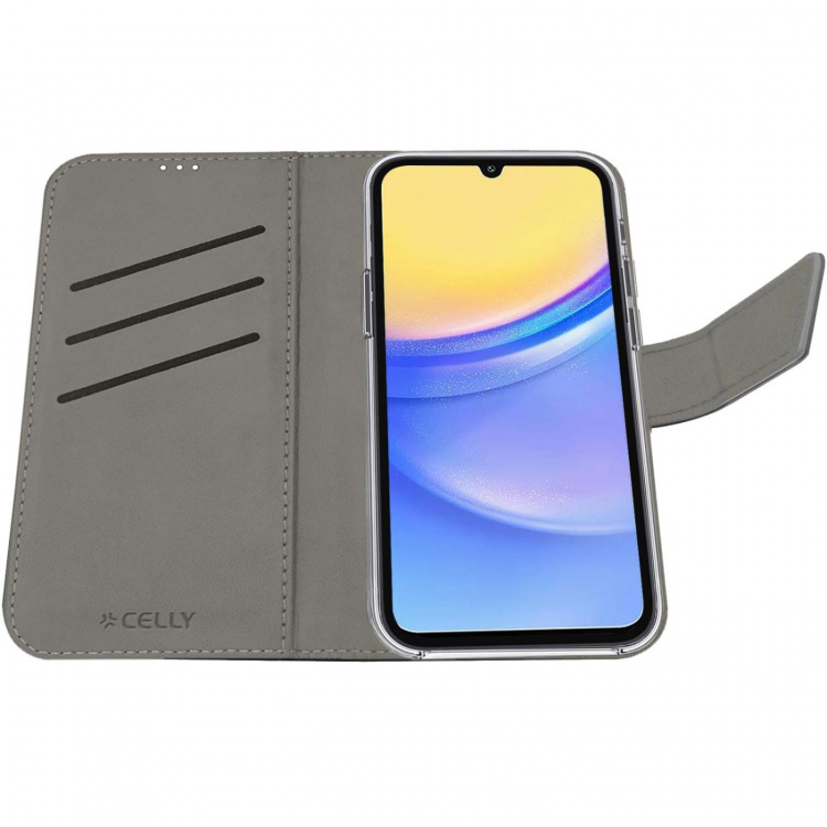 Celly Wally Wallet Case Galaxy A15 4G / A15 5G Svart Celly Wally Wallet Case Galaxy A15 4G / A15 5G Svart