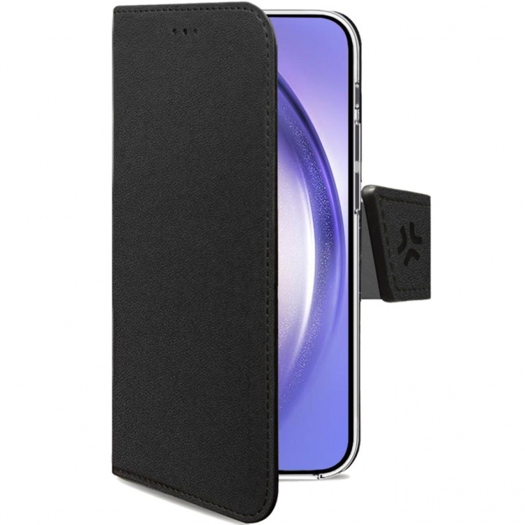 Celly Wally Wallet Case Galaxy A55 5G Svart