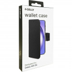 Celly Wally Wallet Case Galaxy A55 5G Svart