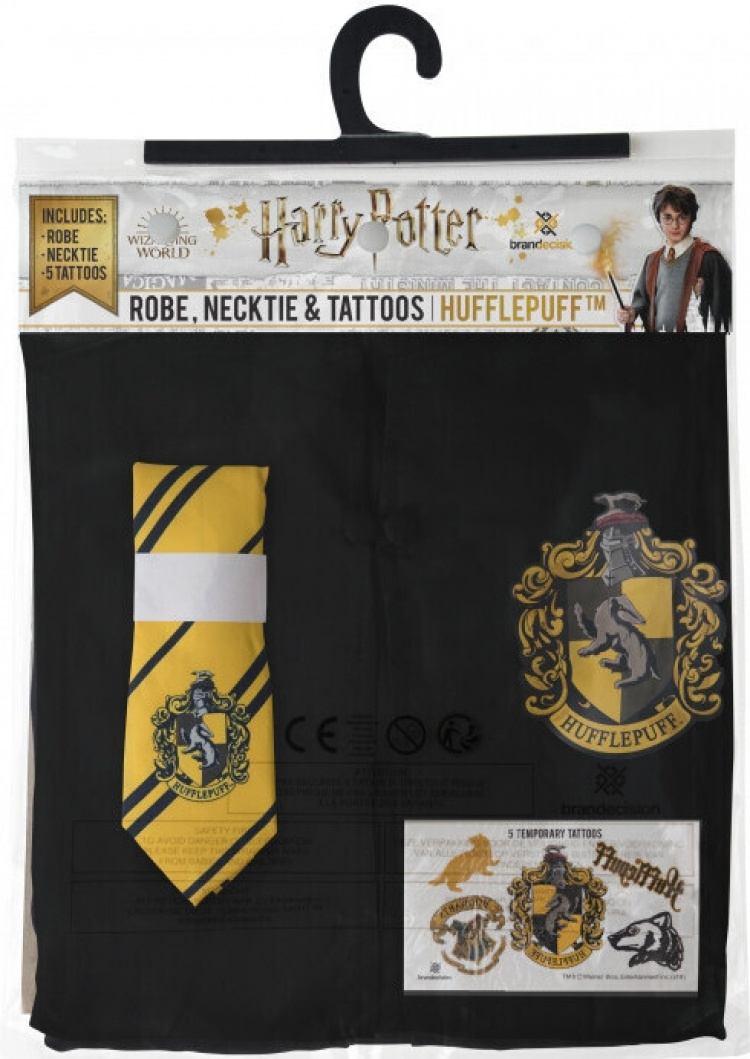 Cinereplikor Harry Potter Hufflepuff trollkarl, L storlek