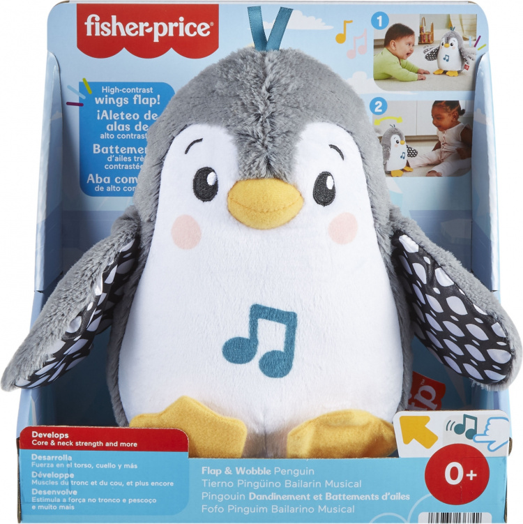 <p><span>A cute penguin flaps its wings and plays happy music. It\'s nice to hold a rocking penguin when it doesn\'t tip over in any way. Two music functions: one for babies and one for older children. Includes 4 x AA batteries.</span></p><ul><li><span>Cute
