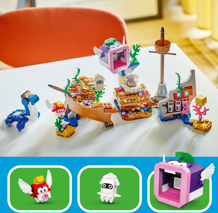 LEGO Super Mario 71432 - Dorrie\'s Sunken Shipwreck Adventure Expansion Set