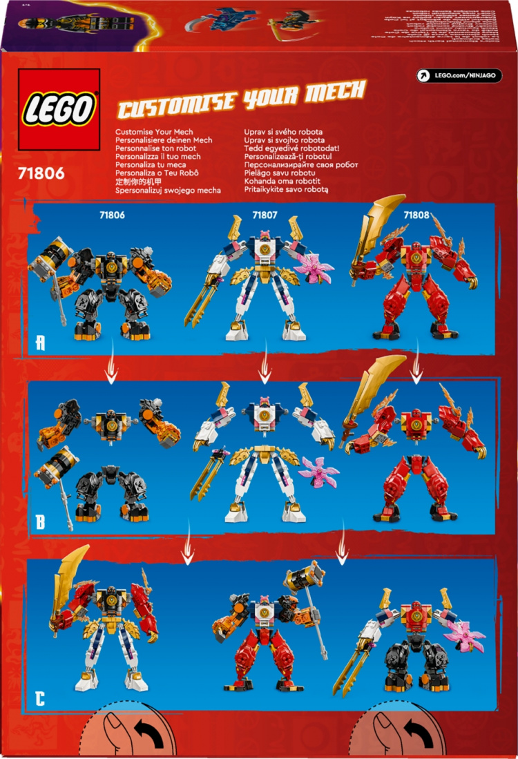 LEGO Ninjago 71806 - Cole\'s Elemental Earth Mech