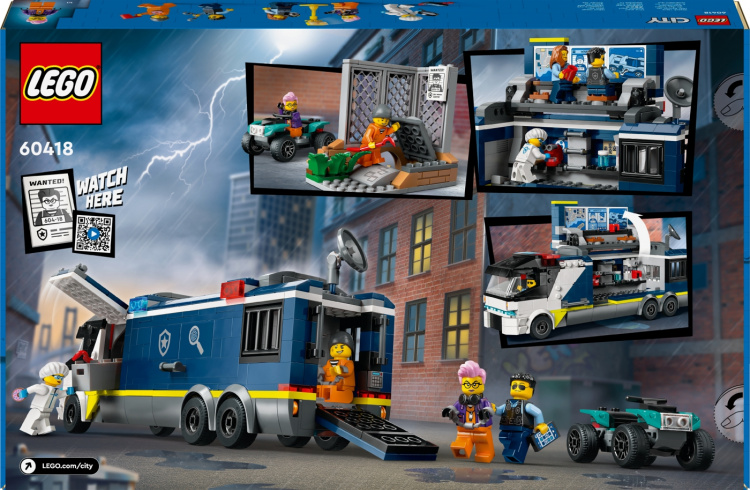 LEGO City Police 60418 - Police Mobile Crime Lab Truck LEGO City Police 60418 - Police Mobile Crime Lab Truck