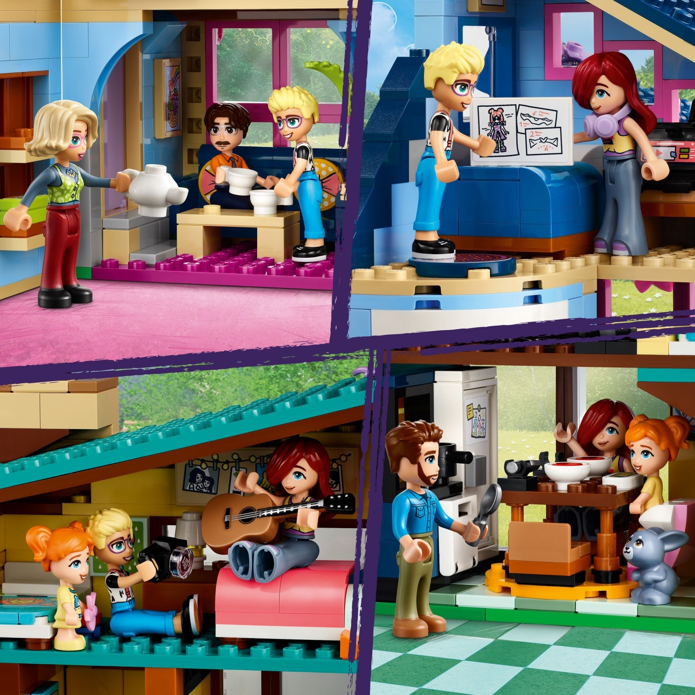 Buy LEGO Friends 42620 Olly and Paisley s Family Houses Teknikproffset