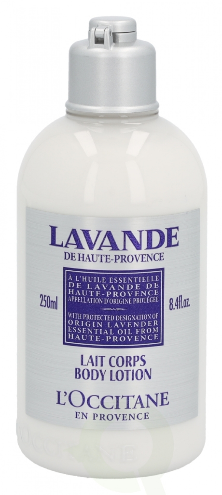L\'Occitane Lavender From Haute-Provence Body Lot. 250 ml With Protected Designation Of Origin Lavender Essential Oil