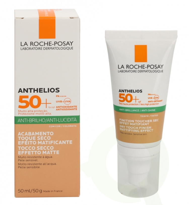 La Roche-Posay LRP Anthelios XL Tinted Dry Touch Gel-Cream SPF50+ 50 ml Anti-Briliance