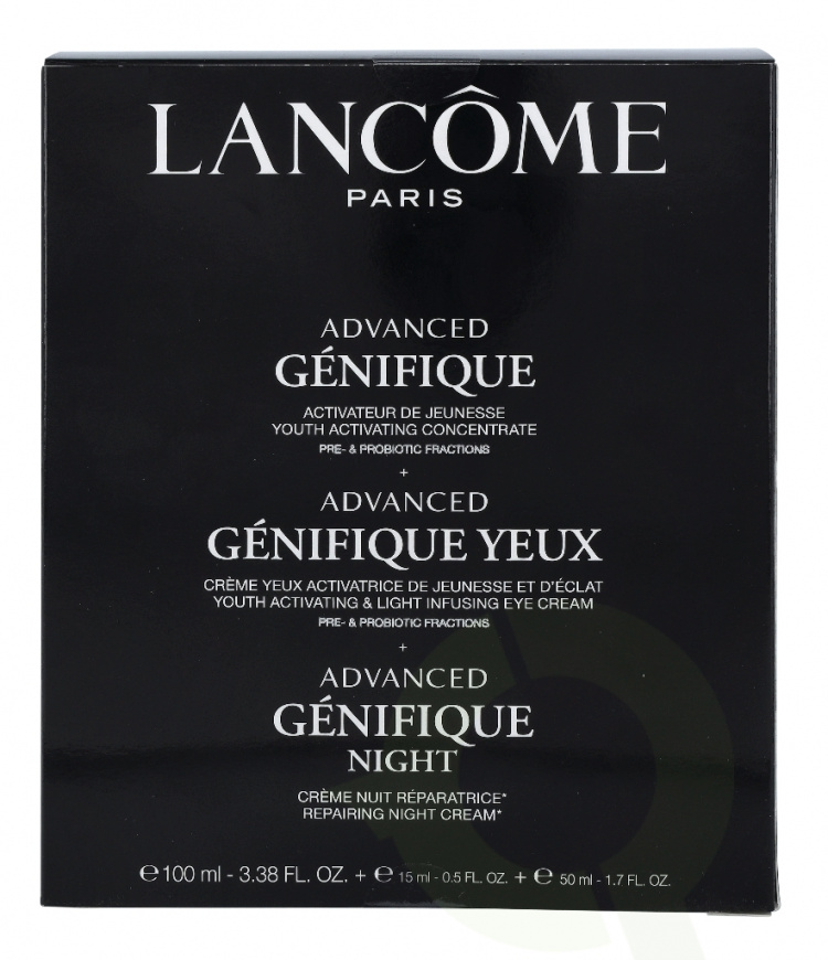 Lancome Genifique Set 165 ml Serum 100ml/Night Cream 50ml/Eye cream 15ml