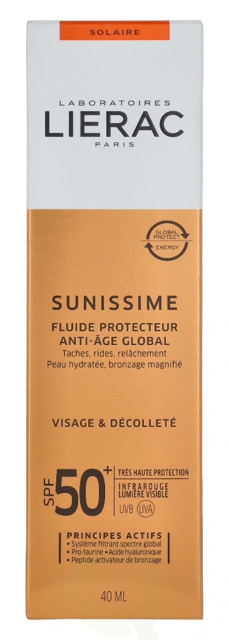 Lierac Paris Lierac Sunissime Anti-Age Global Protective Fluid SPF50+ 40 ml