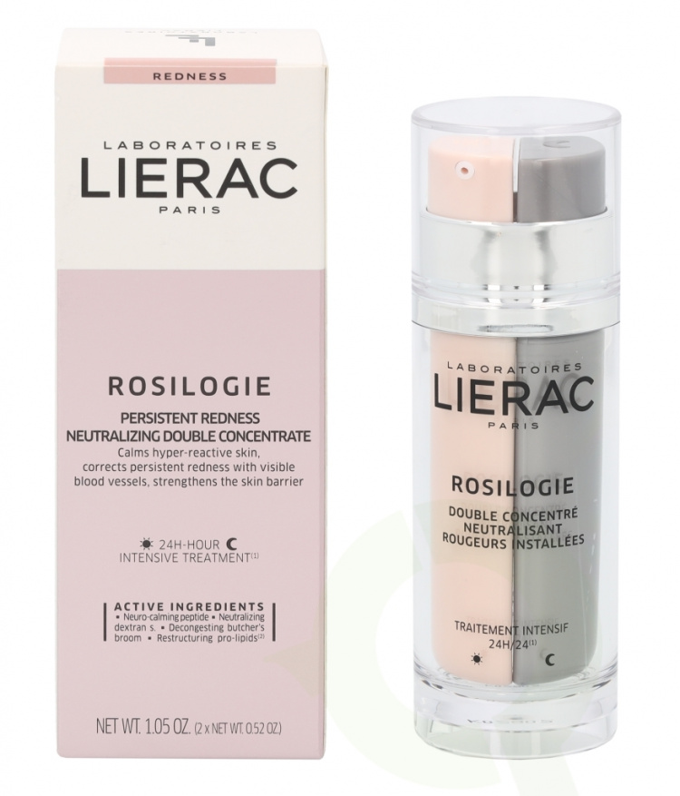 Lierac Paris Lierac Rosilogie Double Concentrate Duoset 30 ml 2x15ml - 24H Intensive Treatment