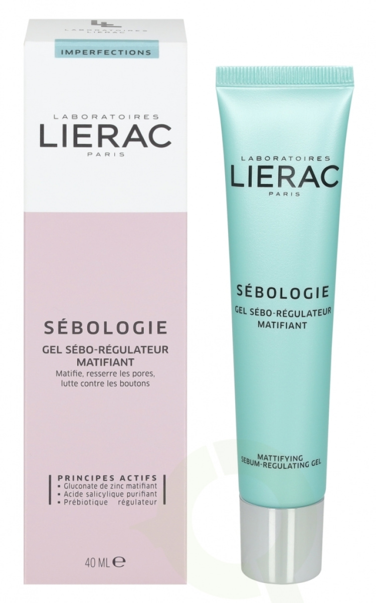 Lierac Paris Lierac Sebologie Mattifying Sebum-Regulating Gel 40 ml Combination To Oily Skin