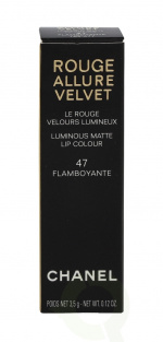 Chanel Rouge Allure Velvet Luminous Matte Lip Colour 3.5 g #47 Flamboyante