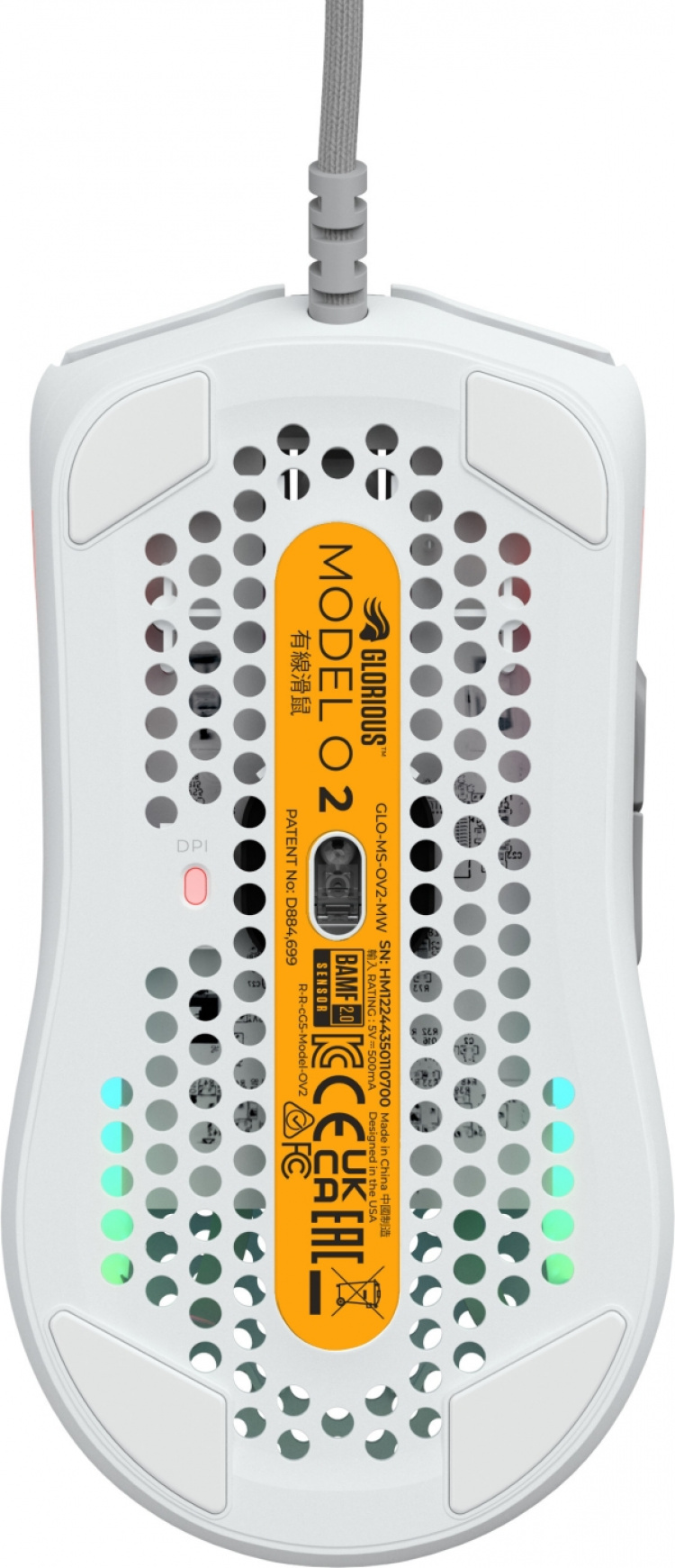 Glorious Model O 2 gamingmus, vit