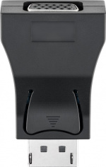 Goobay DisplayPort™-/VGA-adapter 1.1, Guldpläterad Displayport™ plugg > VGA-uttag (15-pin) Goobay DisplayPort™-/VGA-adapter 1.1, Guldpläterad Displayport™ plugg > VGA-uttag (15-pin)