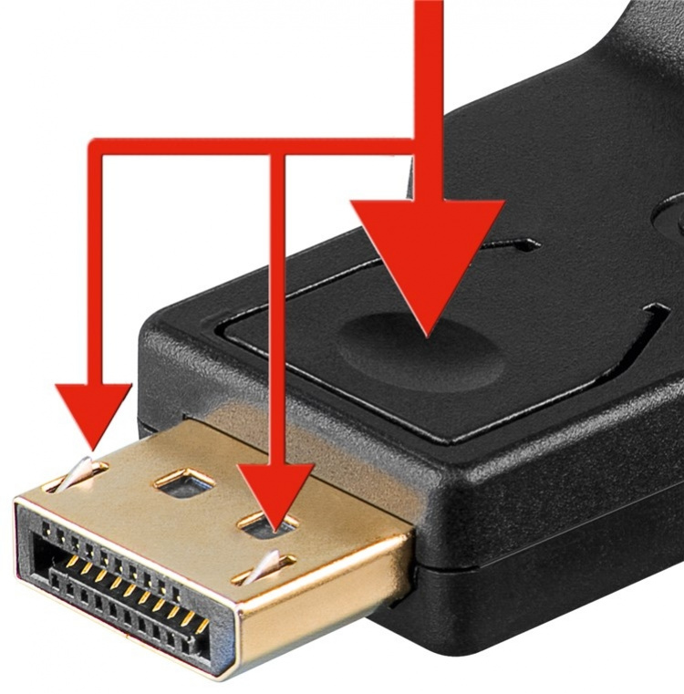 Goobay DisplayPort™-/VGA-adapter 1.1, Guldpläterad Displayport™ plugg > VGA-uttag (15-pin) Goobay DisplayPort™-/VGA-adapter 1.1, Guldpläterad Displayport™ plugg > VGA-uttag (15-pin)