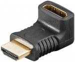 Goobay HDMI™-vinkeladapter för koaxialkabel, Guldpläterad (4K @ 60 Hz) HDMI™-uttag (typ A) > HDMI™ kontakt (typ A) 90 ° Goobay HDMI™-vinkeladapter för koaxialkabel, Guldpläterad (4K @ 60 Hz) HDMI™-uttag (typ A) > HDMI™ kontakt (typ A) 90 °