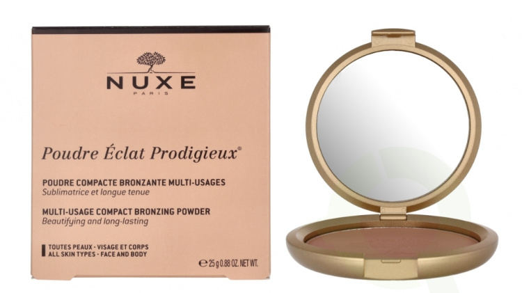 Nuxe Poudre Eclat Prodigieux 25 gr Multi-Usage Compact Bronzing Powder/All Skin Types