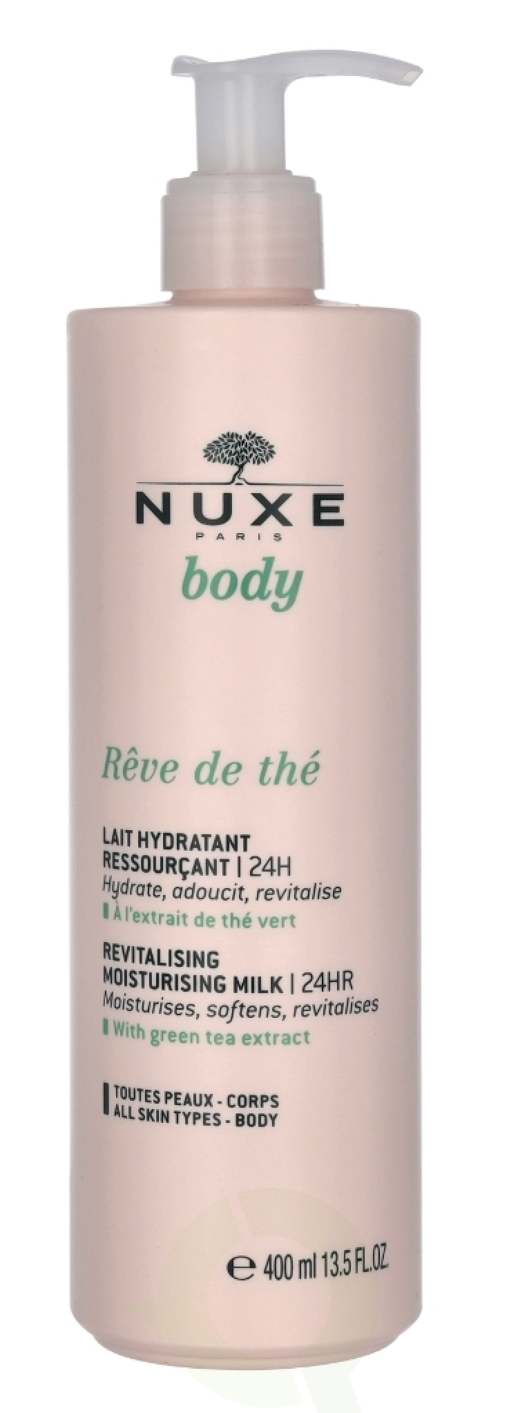 Nuxe Body Reve De The Revitalizing Moisturising Milk 24HR 400 ml All Skin Types