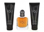 Armani Stronger With You Giftset 200 ml Edt Spray 50ml/2x Shower Gel 75ml