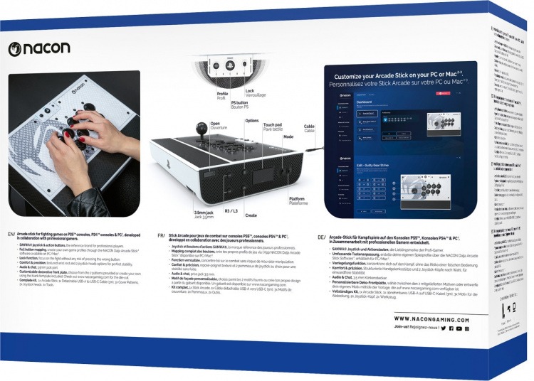 Nacon Daija Arcade Stick - Game controller for PS4 / PS5 Nacon Daija Arcade Stick - Game controller for PS4 / PS5