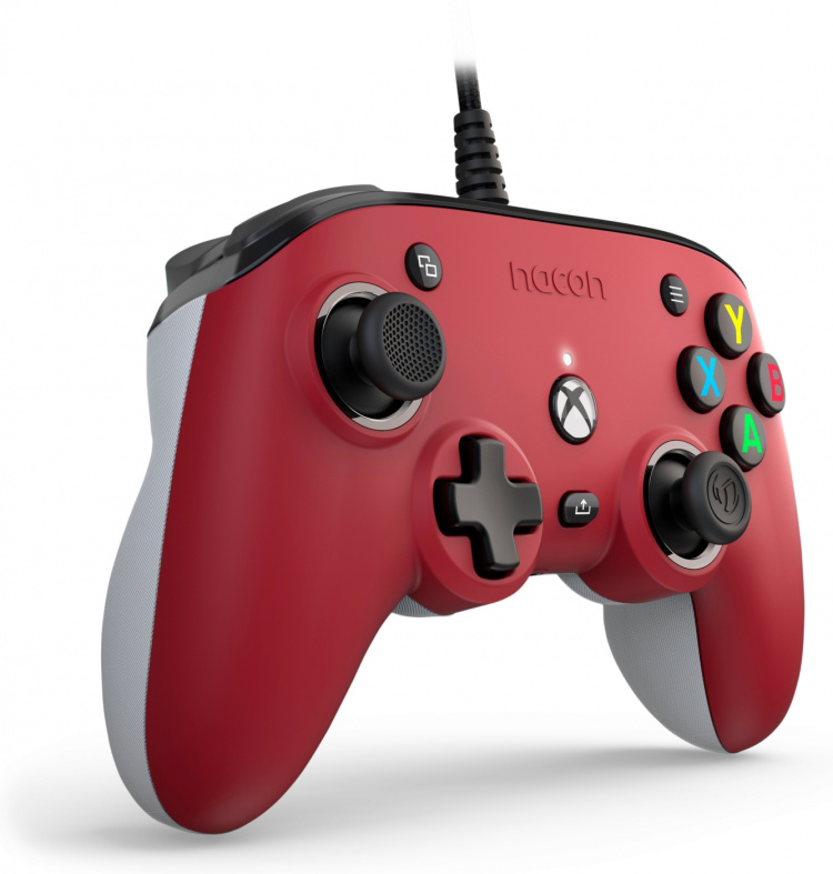 Nacon Pro Compact trådbunden spelkontroll, röd, Xbox / PC Nacon Pro Compact trådbunden spelkontroll, röd, Xbox / PC